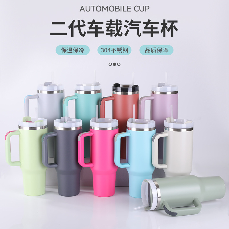 Polished 18/8 food-grade stainless steel vacuum bottle body produced at Yujie Cup factory